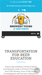 Mobile Screenshot of brewerytoursofsandiego.com