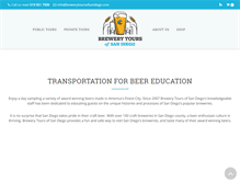 Tablet Screenshot of brewerytoursofsandiego.com